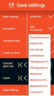 Master Trombone Tuner android App screenshot 1