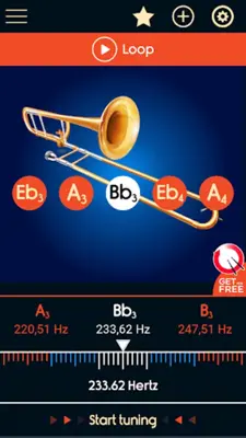 Master Trombone Tuner android App screenshot 4