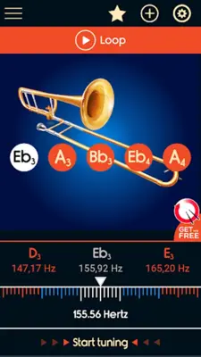 Master Trombone Tuner android App screenshot 6